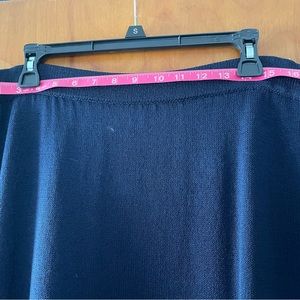 St John Navy Blue Knit Skirt